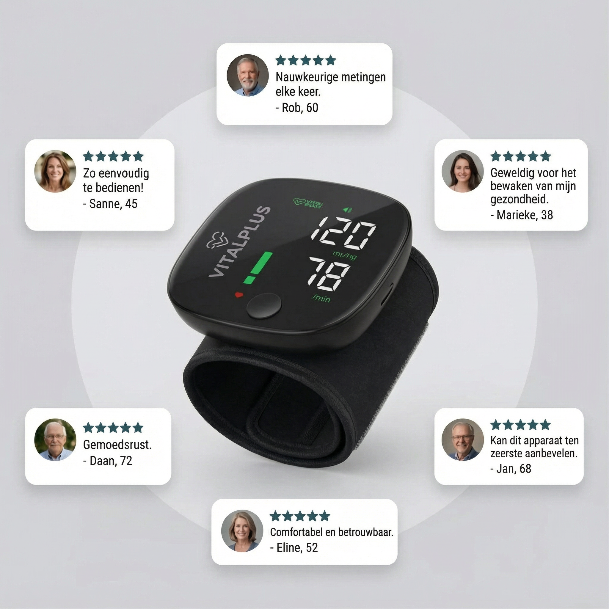 Vitalpuls Pro 2.0 mit App, Speicher & Arrhythmie-Erkennung